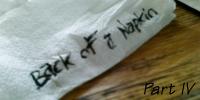 On the Back of a Napkin: Part 4